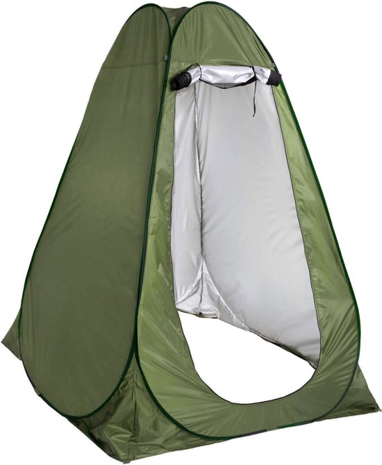 Springos Pop-Up Tent - 1 persoons - Omkleedtent - Festival - Strand - 120 x 120 x 190 - Groen van Springos