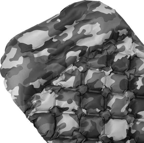 Springos Slaapmat | Zelfopblazend | Inclusief Hoes | Camouflage | 190x58x4 Cm van Springos