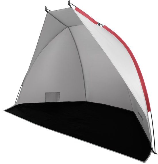 Springos Strandtent | Pop-Up Strandtent | UV Filter | Inclusief Draagtas | 120 x 210 x 120 cm | Grijs van Springos