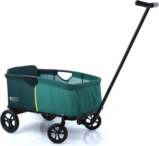 Stabiele Bolderwagen Eco Light voor Kinderen - Inklapbaar en Lichtgewicht, Belastbaar tot 50 kg - Groen van Sekey