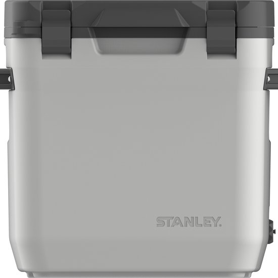 Stanley Adventure Outdoor Cooler 28.3L - IJskoud voor 4 Dagen - Dubbelwandig Geïsoleerde Coolbox - BPA Vrij - Deksel Fungeert Ook Als Stoel - Camping Koelbox - Waterdicht - Polar White van Merkloos