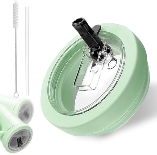 Stanley Cup deksel, lekvrij, Stanley deksel, 100 ml, reservedeksel Stanley Cup, Stanley Cup accessoires voor bekers van 100 ml (groen)