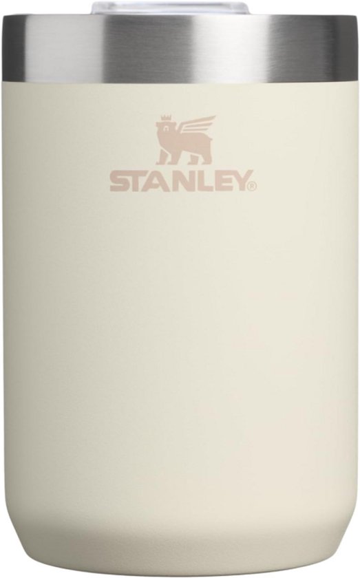STANLEY Everyday Camp Cup 355 ml – Crèmekleurige Drinkbeker – Herbruikbare Beker voor Koffie, Thee en Warme Dranken