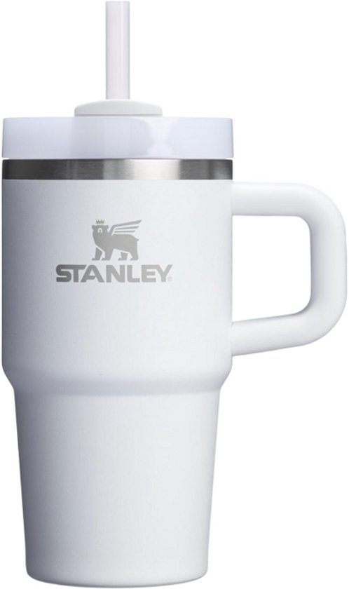 STANLEY Quencher H2.0 Tumbler 20 oz – Frost | RVS Drinkbeker met Handvat & Rietje | 3-Stand Flowstate Deksel | Reisbeker | Cup Holder Compatibel | Geïsoleerd & BPA-Vrij
