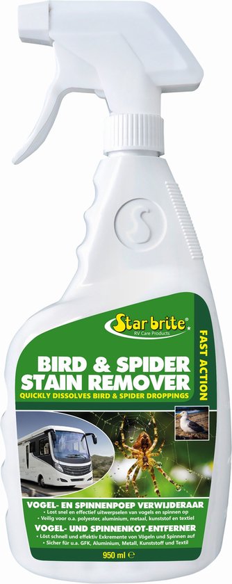 Star brite Vogel-en Spinnenpoep Verwijderaar | Boot, Camper & Caravan | 950ml van Star brite