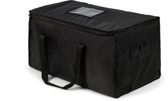 Steamy Bezorgtas - Koeltas - XXL met zijvakken - Voor zowel warm als koud houden - 69x39x39 cm - 81 liter van Merkloos