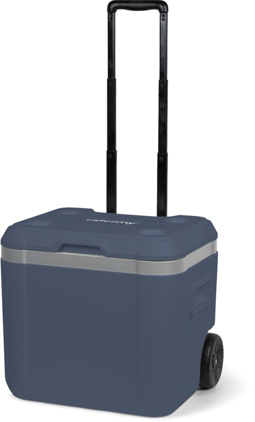 Steamy Cool 52 Roller - Grote Koelbox op Wielen - 52 Liter - Blauw van Steamy