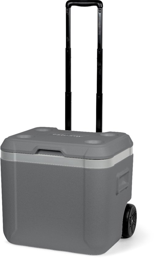 Steamy Cool 52 Roller - Grote Koelbox op Wielen - 52 Liter - Grijs van Steamy