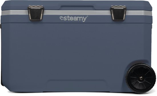 Steamy Cool 70 Roller - Grote Koelbox op Wielen - 70 Liter - Blauw van Steamy