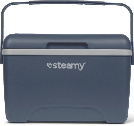 Steamy Cool 8 - Kleine Koelbox Inclusief Koelelement! - 8 Liter - Blauw van Steamy