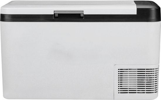 Steamy-E Single Zone Elektrische Compressor Koelbox - 26 Liter - 12V en 230V - voor auto en camping - Wit van Merkloos