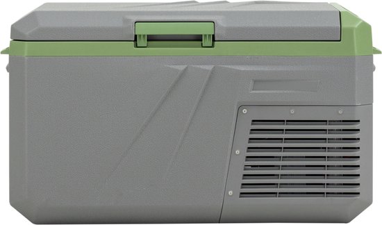 Steamy-E Single Zone Elektrische Compressor Koelbox - Single Zone - 28 liter - 12V en 230V - voor auto en camping - Grijs van Merkloos