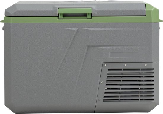 Steamy-E Single Zone Elektrische Compressor Koelbox - Single Zone - 36 liter - 12V en 230V - voor auto en camping - Grijs van Merkloos