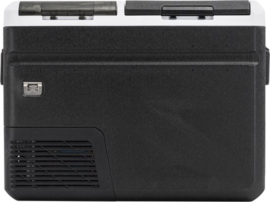 Steamy-E Single Zone Elektrische Compressor Koelbox - Single Zone - 36 liter - Inclusief ijsblokjesmaker! -12V en 230V - voor auto en camping - Zwart van Merkloos