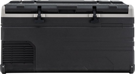 Steamy-E Single Zone Elektrische Compressor Koelbox - Single Zone - 96 liter - 12V en 230V - voor auto en camping - Zwart van Merkloos