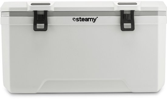 Steamy Marine 120 - Grote Koelbox - Speciaal voor op de boot - 120 Liter - Wit van Steamy