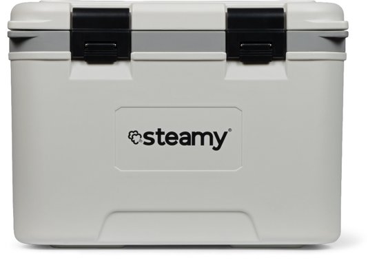 Steamy Marine 21 - Middelgrote Koelbox Inclusief verdeelwand en inlegbakje - 21 Liter - Wit van Sunware