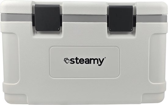 Steamy Marine 35 - Middelgrote koelbox - Maritieme Koelbox - 35 Liter - Wit van Steamy