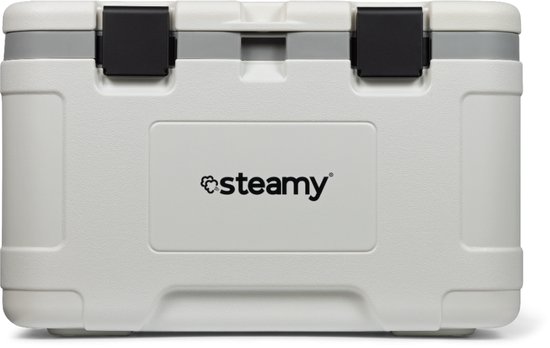 Steamy Marine 50 - Grote Koelbox - Speciaal voor op de boot - 50 Liter - Wit van Steamy