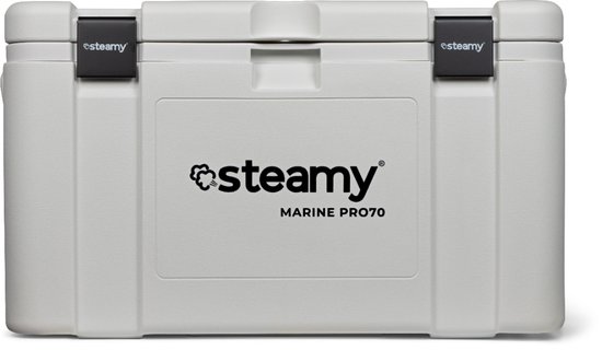 Steamy Marine Pro 70 - Grote Koelbox - Extra goed geïsoleerd - 70 Liter - Wit van Steamy