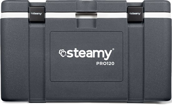Steamy Pro 120 - Grote Koelbox - Extra goed geïsoleerd - 120 Liter - Grijs van Steamy