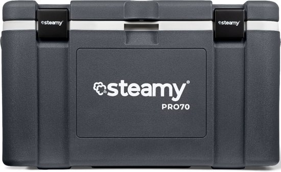 Steamy Pro 70 - Grote Koelbox - Extra goed geïsoleerd - 70 Liter - Grijs van Steamy
