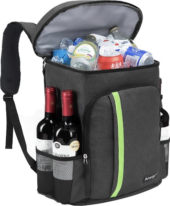 Stellar Koelrugzak 30 Liter - Thermische Rugzak - Backpack Cooler - Koelrugtas - met Flesopener - Flessenhouder - Koelrugzak - Koelkast van Stellar