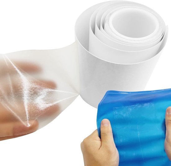 Sterke Waterdichte Reparatietape voor Zwembaden, Luchtbedden en Opblaasbaar Speelgoed - Transparant TPU van Merkloos