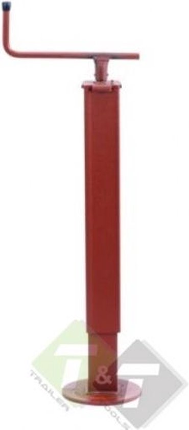 Steunpoot opdraaibaar, 50mm x 50mm, hefafstand van 300mm, max draagvermogen van 500kg van Winterhoff