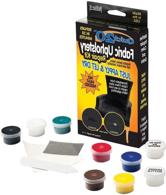 Stoffen Reparatie Kit - Snelle Herstelset - Meubels Repareren - Droogt in 20 minuten - 3 3/4 inch breed - Universeel