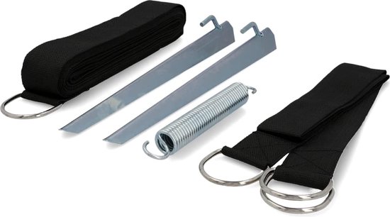 Stormband - Universeel - Clips - 2 Stuks - 13 Meter - Zwart van Merkloos