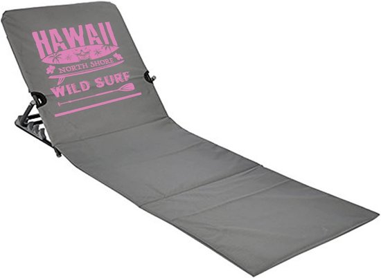 Strandmat met Verstelbare Rugleuning – Opvouwbaar, Lichtgewicht, Inclusief Draagtas – Ideaal voor Strand, Camping & Festival