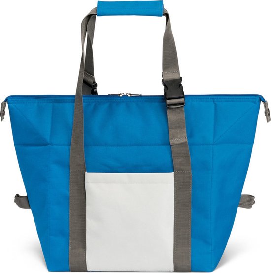 Strand/picknick isolatie koeltas blauw 15 liter inhoud en 38 x 33 x 18 cm van Enrico Benetti