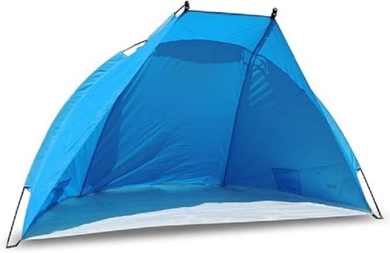 Strandschelptent Helios, blauw, UV 80, extra licht, minipakmaat van High Peak