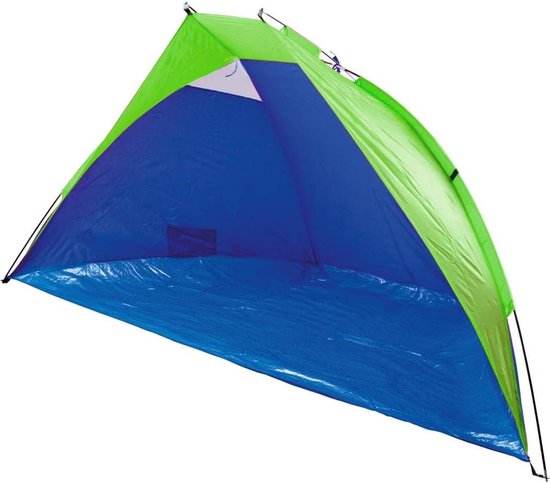 Strandschelptent Lido met UV-bescherming 40+ - Licht en compact - Ideaal voor strand zwembad tuin en vakantie - Groen van High Peak