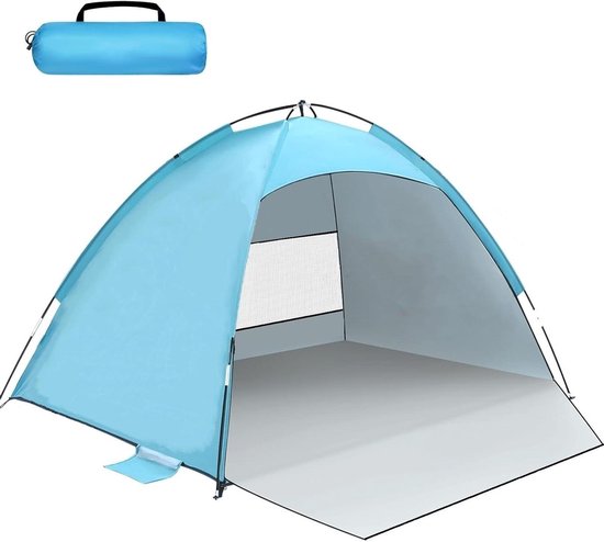 Strandschelptent met UV-bescherming UPF 50+ voor 3-4 personen XXL van Quechua