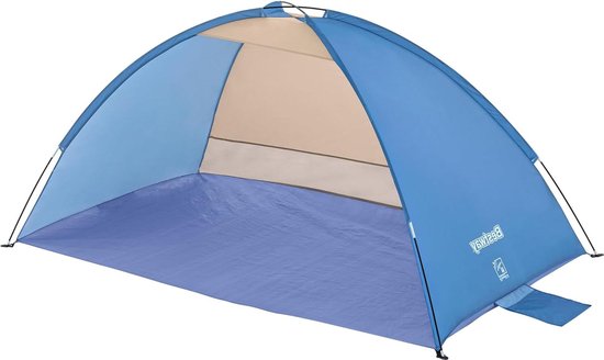Strandtent 200 x 120 x 95 cm Blauw - Ruime Familie Strand Shelter Beach Tent van Survive