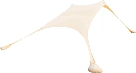 Strandtent - 2.4x2.4m - UV50+ Zonwering - Met Picknickkleed & Zandankers van Floordirekt