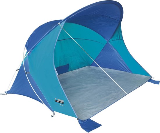 Strandtent blauw/turquoise Evia eenheidsmaat van Merkloos