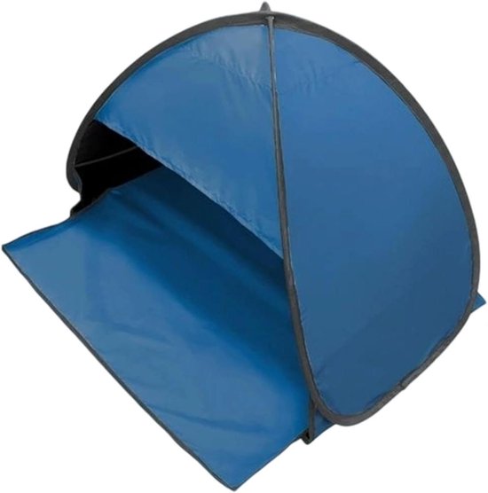 Strandtent Honden - Persoonlijke Schuilplaats - Outdoor Bescherming - Draagbaar Ontwerp - 80 x 65 x 55 cm - Gem Blauw