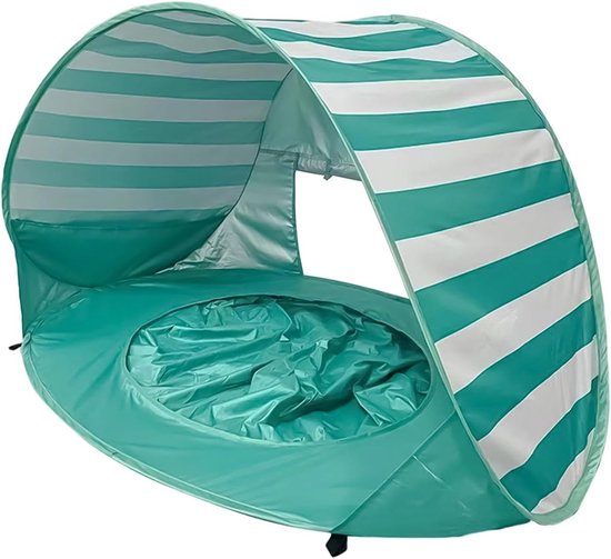 Strandtent met Zwembad - Opvouwbare Zonnetent - Bescherming tegen de zon - Snel op te zetten