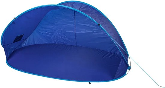 Strandtent | Pop-up strandtentje | Strandzonwering, Windbescherming, Strandtent - voor Baby's, Kinderen en Volwassenen | Opvouwbaar - Uv bescherming UV801| Zonneschermen | Windvanger | Parasol | Windscherm | Strandparasol | 165 x 200 x 100 cm| Blauw van Merkloos