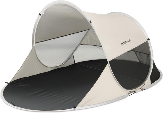 Strandtent uv Bescherming - Strandtent Baby Pop Up - Strandtentje Extra Licht - Strandschelp - Strand Tent - strandzone van Merkloos