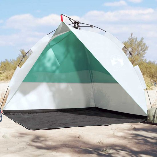 strandtent waterdicht snelontgrendeling zeegroen van Merkloos