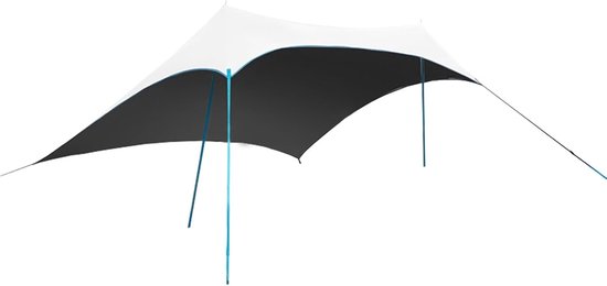 Strandtent Zonnescherm - Schaduwtent Buiten - Bescherming Tegen Zon - 210 Oxford Stof - 280x220x150cm