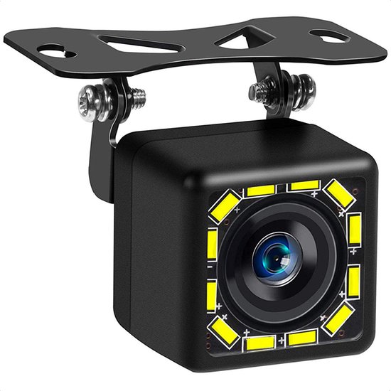 Strex Achteruitrijcamera - Universeel RCA - 12 LED Nachtzicht - IP68 Waterdicht - Achteruitrij Camera Auto van Strex
