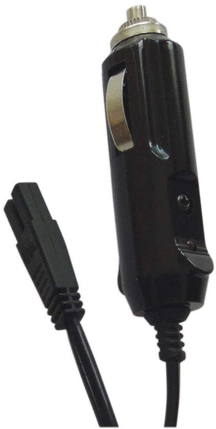 Stroomkabel Koelbox - 12V Adapter - Mobiele Koeling - Gepolariseerde Stekker - 2 Meter - Zwart