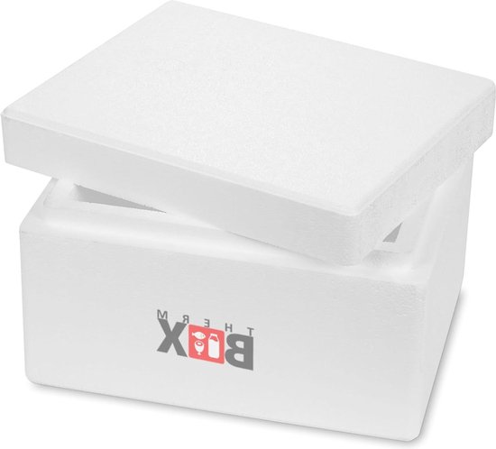 Styrofoam box voor eten & drinken - Koeler & warmer (31x25x185cm - 593L volume) Herbruikbaar Cool Box Stand van Cool Box Stand
