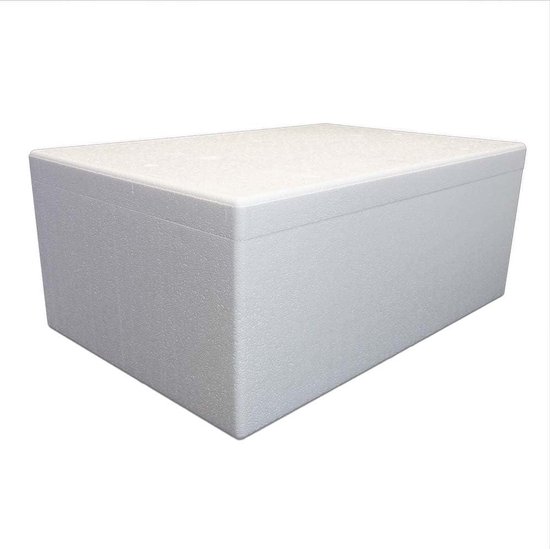 Styroporbox Thermobox - Isolatiebox Piepschuim - Temperatuur Behoud - Hoge Wanddikte - 66 Liter - Wit