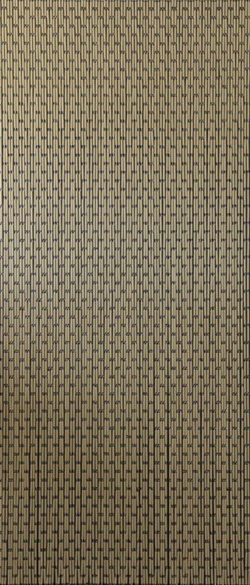 Sun-arts Vliegengordijn Verspringt Hulzen 210 X 90 Cm Pvc Taupe